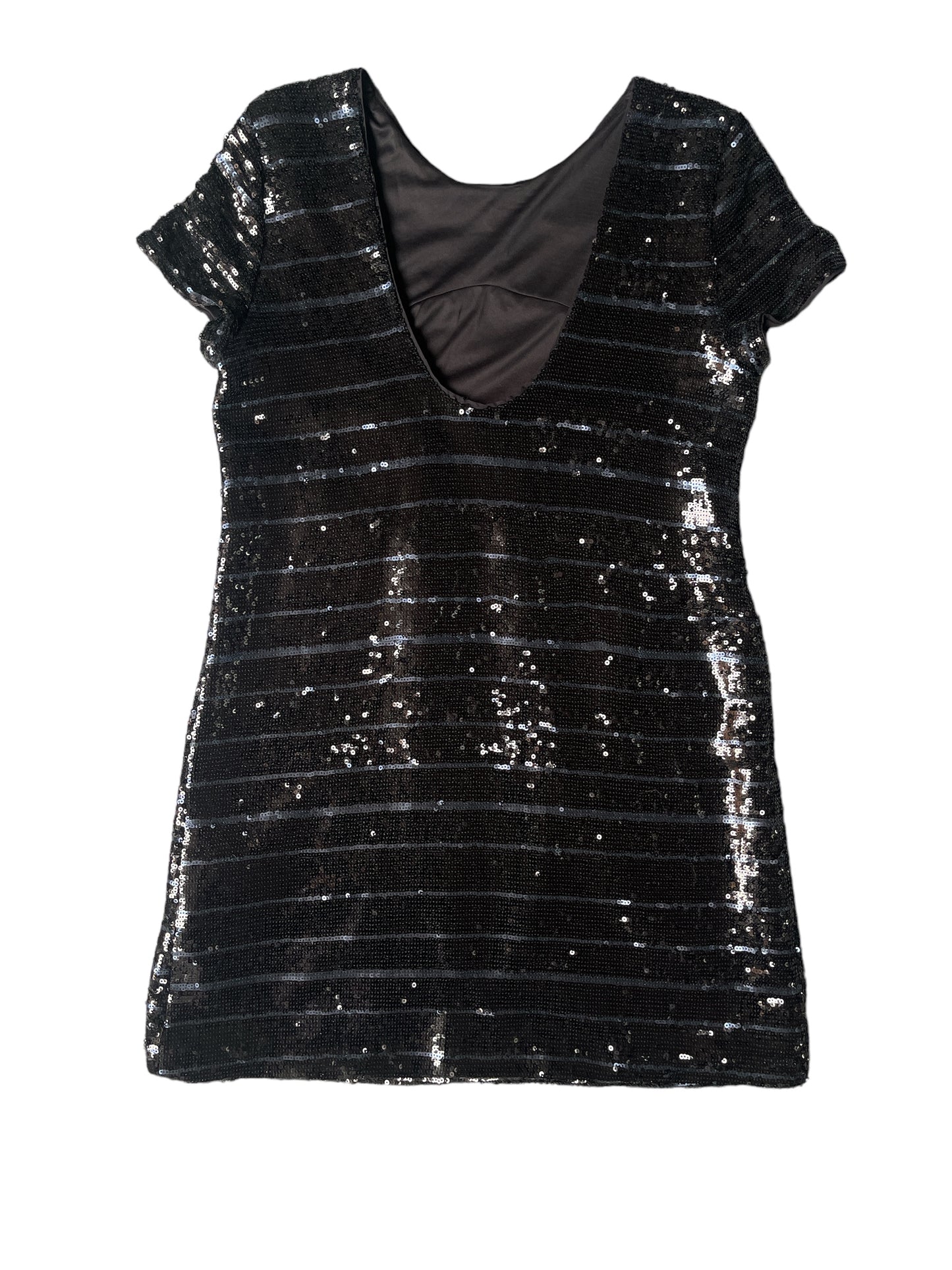 Black Sequin Formal Dress Size L