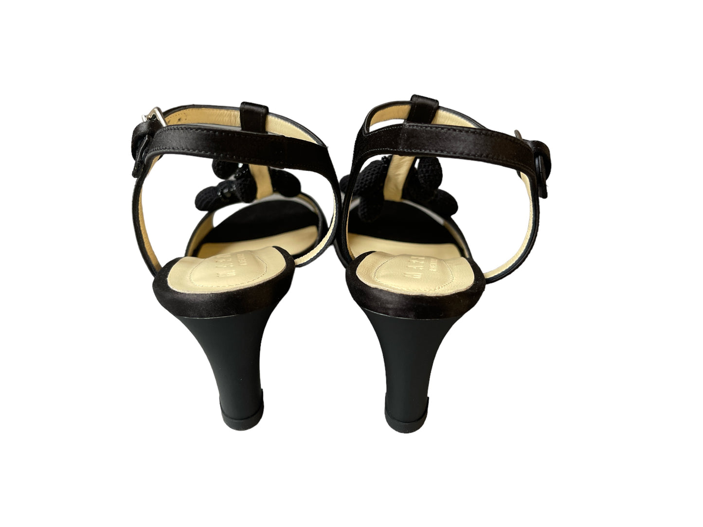 Marni Black Beaded Detailed Sandals Size 38