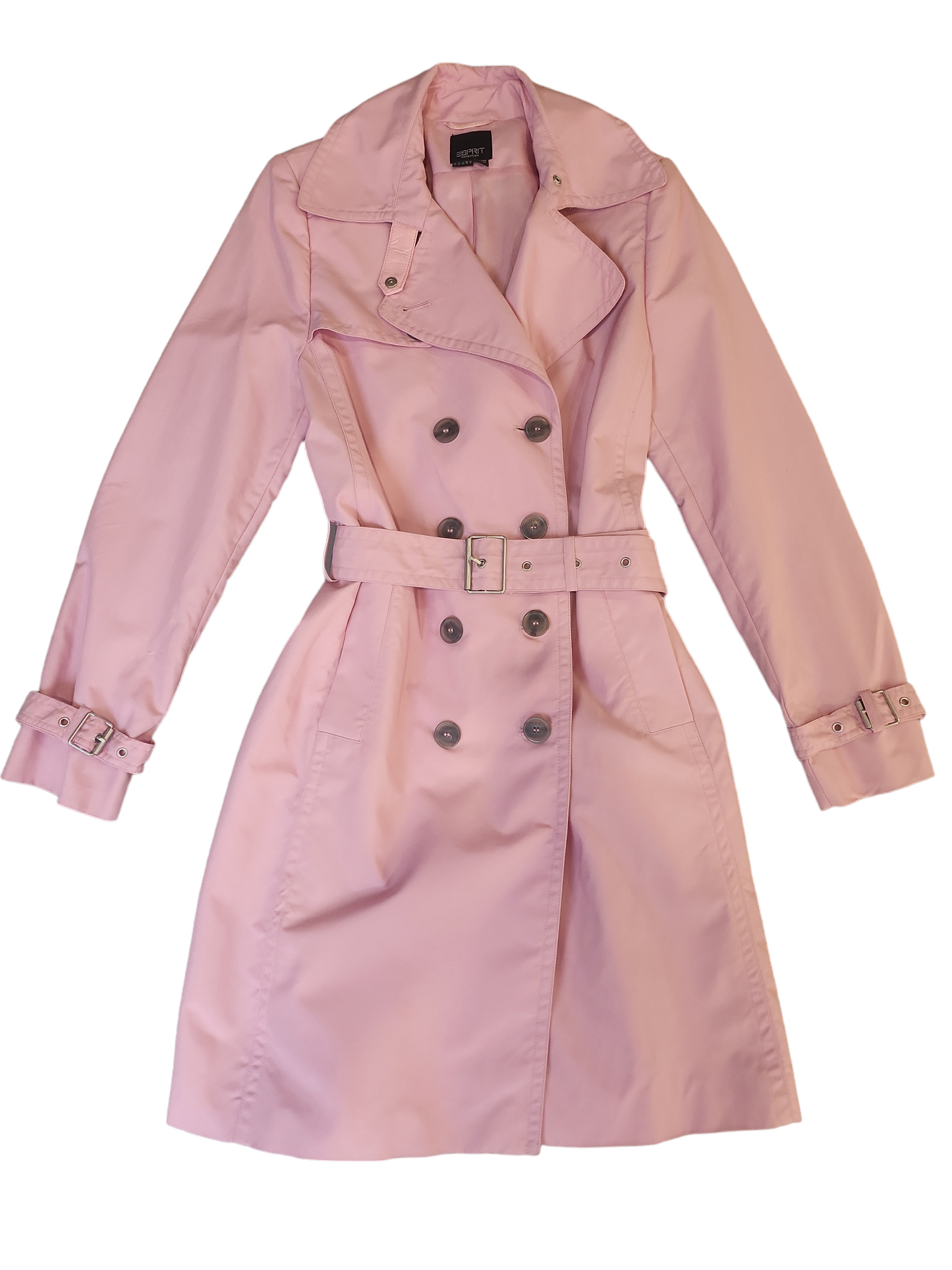 Esprit Pink Trench Coat Size 6