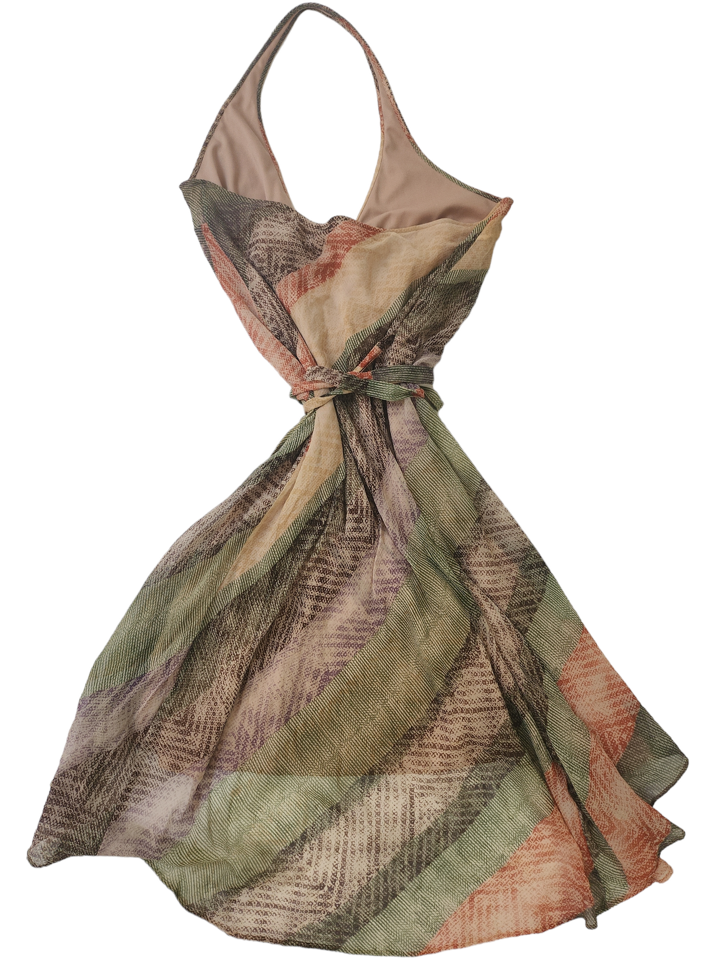 BCBG Maxazria Silk Graphic Print Dress Size 10